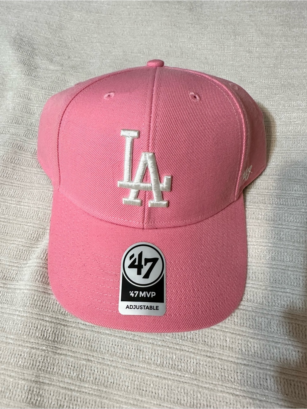47 Adjustable LA Dodgers Pink Cap